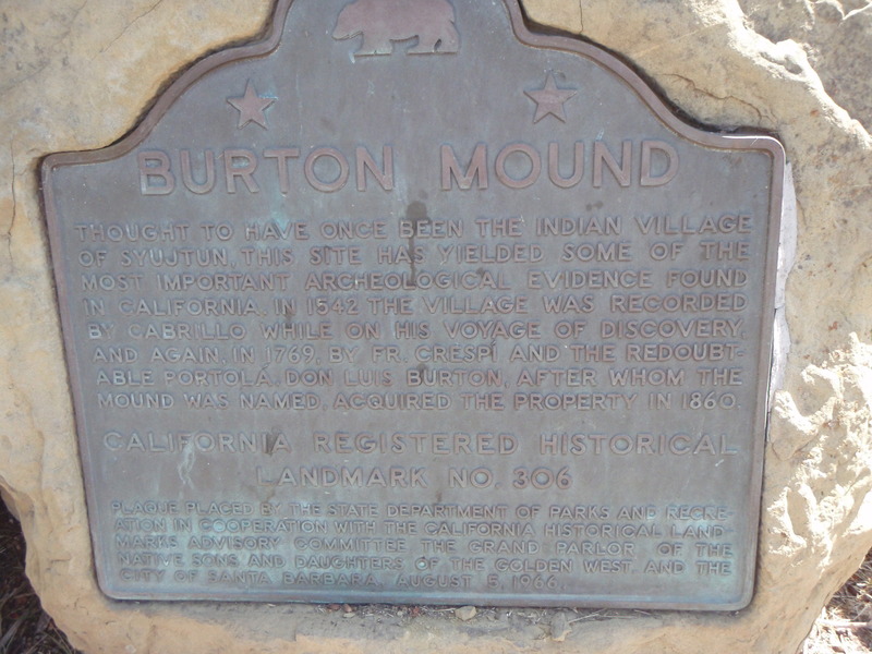 306 Burton Mound California Historical Landmarks The