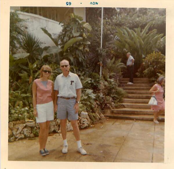 Parents honeymoon in Jamaica Nov 1965